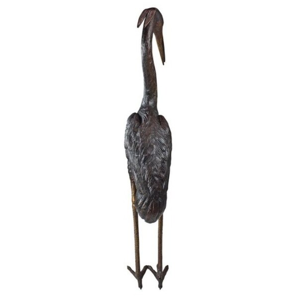 Back View Shop for the Medium Heron Bronze Fountain Head Low
